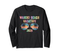 Waikiki Beach Vacation 2026 Vacay Swim Travel Matching Manga Larga