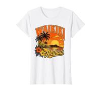 Waikiki Camiseta gráfica económica, Mujer, Blanco, M