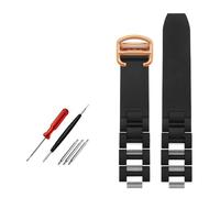 waillynice Correa de reloj de goma para reloj Cartier21 Century Series W10125U2, correa de reloj de silicona negra, con boca convexa, para hombre, 20 mm, universal, Caucho, no