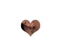 WAINIS Juego de aretes de cartílago para mujer, chapados en oro de 14 quilates, hipoalergénicos, aretes pequeños y múltiples piercings, Latón, Circonia cúbica