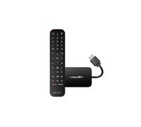 waipu.tv Stick (2ª generación) | Incluye mando a distancia con teclas de marcación rápida y retroiluminación | TV a través de Wi-Fi | LAN | HDMI | 4K | HDR10+ | Dolby Atmos | Voucher de 3 meses