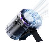 Waist Clip Fan, Wearable USB Rechargeable Device with 100 Speed Airflow Control for Hands Free, Strong Ventilation Feature, Personal Fan Category for Construction Outdoor