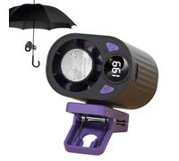 Waist Fan - 199 Level 18000RPM Rechargeable Personal Cooling Device ABS Portable Clip Fan 1800mAh Battery Digital Display Compact Airflow Cooler | Outdoor Travel Beach Festival Sports Office Desk