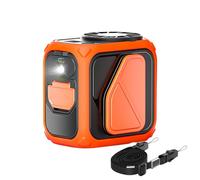 Waist Fan, Camping Belt Fans, Portable 12h Runtime Personal Neck Cooler with Flashlight, Wearable Airflow for Home, Outdoor, Travel, Hiking, Exercise & Fitness, Color Black, Orange, Green