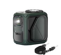 Waist Fan, Camping Belt Fans, Portable 12h Runtime Personal Neck Cooler with Flashlight, Wearable Airflow for Home, Outdoor, Travel, Hiking, Ejercicio y Fitness, Color Black, Naranja, Verde