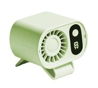 Waist Fan - Clip on Cooling Fan, High Power Portable Air Blower with Strong Airflow Battery Operated Wearable Fans, Outdoor Waist Mounted Cooling Device, Mini Personal Ventilation Fans for Camping