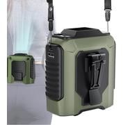 Waist Fan, Personal Clip on Shirt Fan Rechargeable, Hands-Frree Airflow Device with 5 Speed Settings for Outdoor Working Hiking Backpacking Travel Construction HeatRelief Comfort