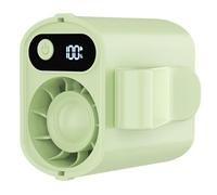 Waist Fan Portable - 5 Speed Hands Free Rechargeable, Cooling Blower 15000RPM Strong Airflow Clip On Fan for Outdoor Use High Capacity Battery Powered Cooling Device for Camping Travel Beach Work Hot