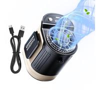 Waist Fan - Rechargeable 3600mAh Wearable Cooling Device for Outdoor Activity Hiking Camping Walking Work | 5 Speed Airflow System, Clip Belt Design, Portable Shirt Mounted Personal Fan