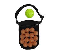 Waist Hip Bag For Balls, Pickleball Storage Bag, Multifunctional Waist Ball Bag, 4 Ball Mesh Holder, Adjustable Pickleball Waist Bag, Mesh Design Hip Ball Bag, Sweatproof Waist Ball Holder
