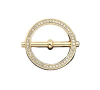 Waist Knotted Brooches Metal Hijab Scarf Ring Button Shirt T-shirt Fixed Buckle Accessories para Mujeres Niñas Accesorios Decorativos(Color 6)