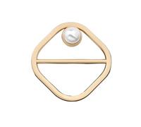 Waist Knotted Brooches Metal Hijab Scarf Ring Button Shirt T-shirt Fixed Buckle Accessories para Mujeres Niñas Accesorios Decorativos(Color 3)