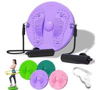 Waist Sculptor Twist, Lovely Waist Sculptor 3 Gifts for Exercise, Legs, Buttocks, Hip Exercise, Ab Board Waists Twist Machine, Balance Rotating Disc for Home Office Foot Massage (Purple)