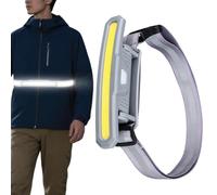 Waist Strap Running Light - Impermeable 180 grados Rotating Ultra Bright Safetys Lights For Night Jogging Cycling Hiking Climbing Outdoor Activities | Ideal para hombres y mujeres, deportes de viaje y