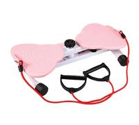 Waist Twisting Machine, Ab Twister Machine with Resistance Bands, Non-slip Twist Board for Exercise & Core Workouts, Home Gym Equipment for Women/Men (pink)