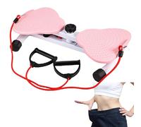 Waist Twisting Machine, Disco de Cintura Giratorio, Tabla Torsión Cintura Twist Cintura Torsión Disc Exercise Twisting Disc Placa Giratoria de CinturaPink,12x53x33cm