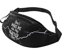Waistpack No Me Hagas Usar Mi Voz De Profesor, Bolsos De Gimnasio Casual Riñonera Deportiva Ajustable Riñoneras De Cintura para Correr Vajes Escalada