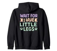 Wait for Me I Have Little Legs - Funny Dog Broma Meme Sudadera con Capucha