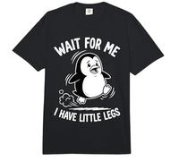 Wait For Me I Have Little Legs Penguin Lovers Humor Divertido Comfort Colors Adult Heavyweight T-Shirt