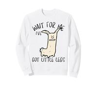 Wait For Me Ive Got Piernas Gracioso Animales Perro Sudadera