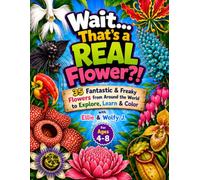 Wait... That's a REAL Flower?!: 35 Fantastic & Freaky Flowers from Around the World to Explore, Learn & Color (Ellie & Wolfy J.'s Wait, That's a Real...? Series)