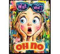 Wait… WHAT?! - OMG Expression Notebook for Girls & Teens: Funny Colorful Journal | 8x11” Large Size | 160 Pages of Lined Paper for Doodling, Notes & Drama Moments