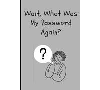 Wait, What Was My Password Again?: Funny Gag Gift Password Journal for Family and Friends