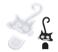 Waitamo Moldes Resina Epoxi, Molde Silicona Resin Epoxi Fauna Gatitos Resina Manualidades Moldes Para Colgar Velas Decoraciones de Pared Para el Hogar (Umbrella tail)