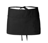 Waiter Aprons - Durablee Short Server Apron, Multi-Pocket Cash Storage Belt, Spill-Resistant Fabric, Comfortable Professional Utility Wear, Compact Culinary Outfit | Functional Uniform for Bistro