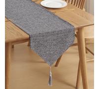 WAITER TREE Camino de Mesa con Efecto Lino Corredor para Cocina Impermeable Decoración para Hogar Comedor Cama Cafetería