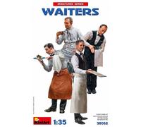 Waitersmaquette Figura Waiters MiniArt 38052 1 :3 5 Figura Miniatura