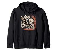 Waiting For The Kiln To Cool Down Ceramic Artist - Sudadera con Capucha