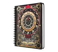 Waiting for the Night - Agenda semanal en espiral 2026, diseño gótico de tarot mágico, 7 x 9 pulgadas, enero-diciembre, con calcomanías y marcadores