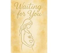 Waiting for You | Elegant Black Lined Keepsake Notebook with Stars & Baby Footprints: Unique Pregnancy Memory Book for Expecting Mothers | Perfect Baby Shower Gift for Moms-to-Be (120 Pages)