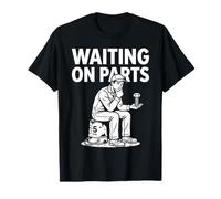 Waiting On Parts Sarcastic Funny Mechanic Garage Camiseta