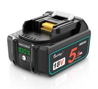 Waitley Batería 5500mAh 18V para Makita BL1850 BL1860B BL1840 BL1830 BL1820B BL1815, Compatible con Herramientas Eléctricas Makita 18V Li-Ion