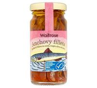 Waitrose Filetes de Anchoa En Aceite de Oliva Virgen Extra 100g