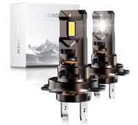 WAIXINGREN Bombilla H7 LED 36000LM 120W 6500K Luz Blanca, Reemplazo para Halógenos, 1:1 Tamaño Halógeno, Plug and Play, 70000+ Horas de Vida de Vida 2 Piezas (H7)