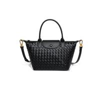 Waiyqju Bolso de mano trenzado de lujo para mujer, elegante e informal