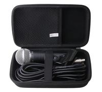 WAIYUCN Funda de transporte rígida compatible con micrófono dinámico Shure SM58 Pro XLR, PGA48, BETA 58A, PGA58, KSM8, micrófono vocal dinámico cardioide, marca Shure, varios modelos de funda para