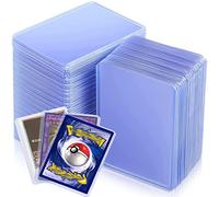 WAIZHIUA 100 Piezas Clear Regular Toploader 76x101mm, Fundas para Cartas Estándar Toploader para Cartas Coleccionables