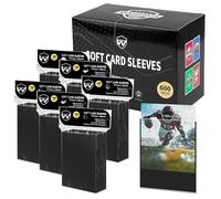 WAIZHIUA 600 fundas para cartas Pro - Fundas Penny de tamaño estándar 66 x 91 mm, cargador superior para MTG, cartas deportivas, sin ácido, sin PVC, impermeables y protección ultraclara
