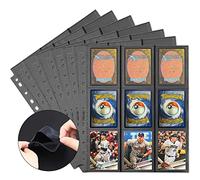 WAIZHIUA Álbum de para Cartas Coleccionista 630 Cartas, Transparente Impermeable Álbum de Cromos Carpeta