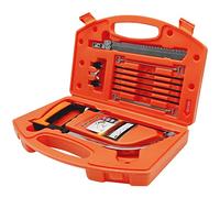 WAIZHIUA Juego de Sierra de Mano, 13 en 1 Mini Sierra de Arco Metálica Multifunción, Set Sierra Para Metales con 6 Hojas de Sierra de Acero HSS, para Metal Cristal Azulejos Madera Plástico