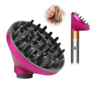 WAJIAYON Accesorio difusor mejorado para Dyson Airwrap HS05 HS03 HS01, conversión para Dyson Airwrap Styler a accesorio difusor de secador de pelo, boquilla difusora más grande para secadora más