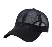 WAJJWI 2 Piezas Sombrero Color sólido Deportes de Verano para Hombre | Gorra de béisbol for hombre Sun Peaked Ladies transpirable protector solar malla