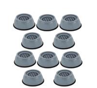 WAJJWI 3/5/10/12 Uds. Almohadillas Antivibración For Los Pies Patas Impermeables Silenciosas Alfombrilla Antideslizante For Lavadora Amortiguadores Soporte para Sofás y Armarios(10pcs)