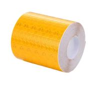 WAJJWI 3 pegatinas reflectantes for coche de 5 cm x m, cintas advertencia impermeables para Motocicletas(Orange)