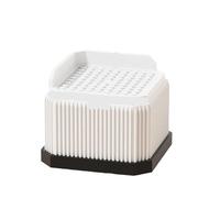 WAJJWI Almohadillas for Aumentar la Altura de Las Patas Mesa los Muebles, elevadores apilables for sofás, Bloques elevación for y Taburete, 5 uds para Sofás y Armarios(White M)