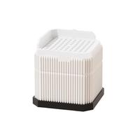 WAJJWI Almohadillas for Aumentar la Altura de Las Patas Mesa los Muebles, elevadores apilables for sofás, Bloques elevación for y Taburete, 5 uds para Sofás y Armarios(White L)